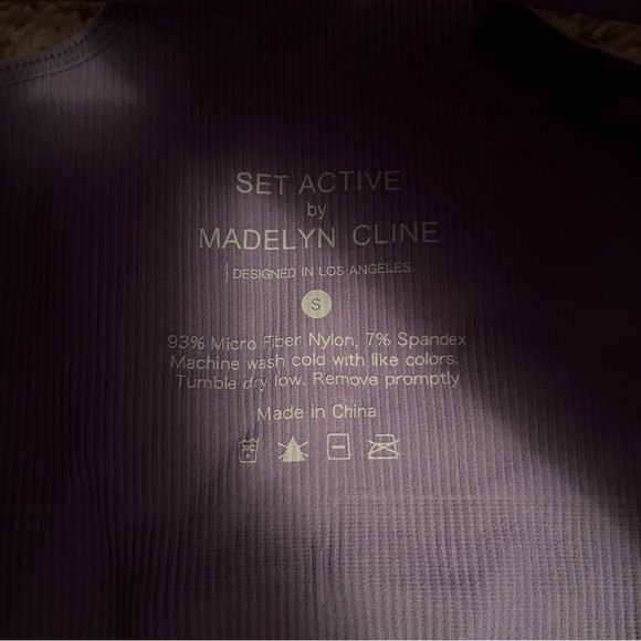 NWT! SETactive x Madelyn Cline Sports Bra & 'Nostalgia Leggings' SET - Picture 4 of 4